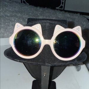Capelli New York kids blush pink Cute Pink Cat-Ear Kids Sunglasses GUC